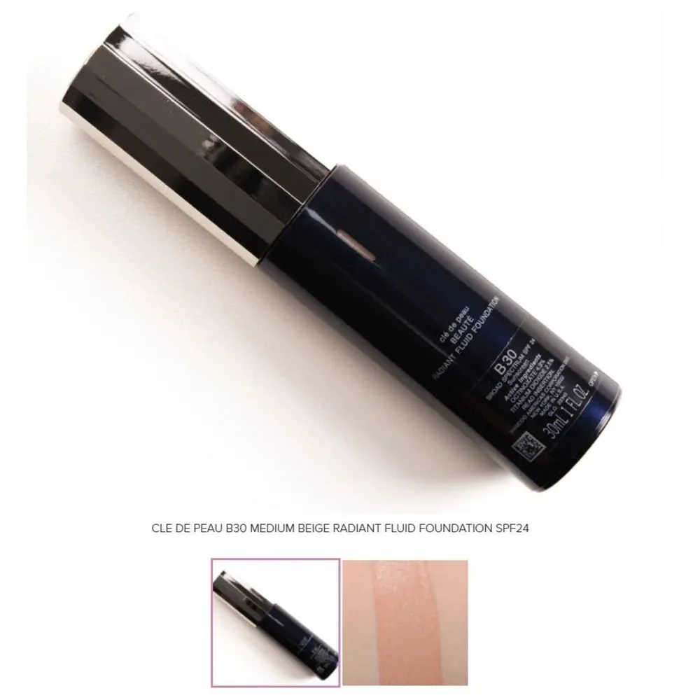 Cle de Peau B30 Medium Beige Radiant Fluid Foundation SPF24 NEW